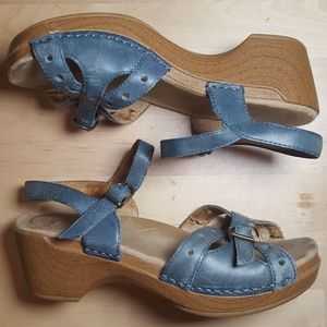Dansko Blue Heeled Clog *CLOSING SOON*